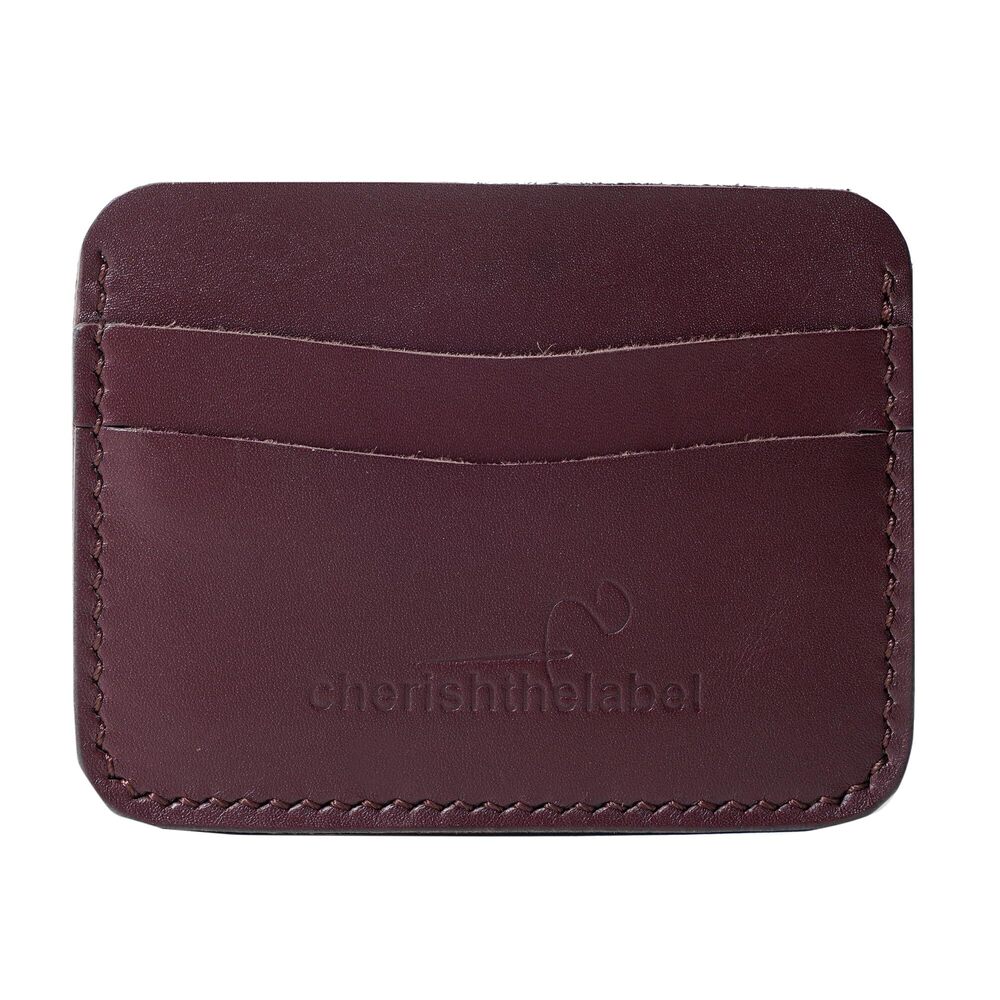 7292 Minimalist Leather Card Holder Slim Front Pocket Wallet